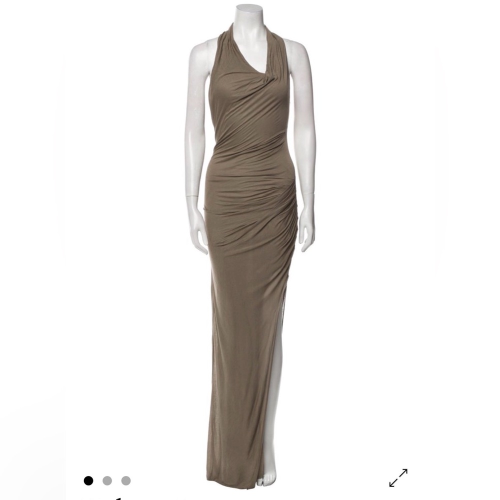 Helmut Lange sleeveless cowl neck maxi dress, size P